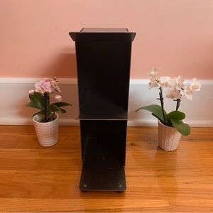 Two Shelf Metal Storage Rack Stand Industrial Modern IV